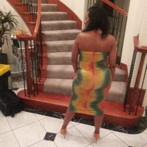 Snakeskin tube dress